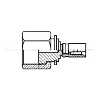 MBH_FFX Microbore Hose Ends with Female Flat Face